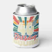 第40回バースデースクワッドヴィンテージレトロ おもしろい 缶クーラー (缶正面)
