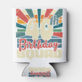 第40回バースデースクワッドヴィンテージレトロ おもしろい 缶クーラー (裏面)