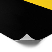 第40回バースデースターバナー名前をカスタムするV01 ポスター (角)