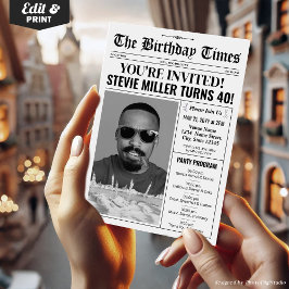 第40回バースデーニュース招待状付き シーズンカード