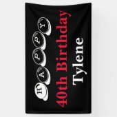 第40回バースデーバナー販売 横断幕 (縦)