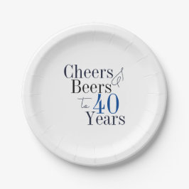 第40回バースデービールと応援タイポグラフィパーティー ペーパープレート