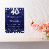 第40回バースデーブルー銀星ウェルカムパーティー ポスター