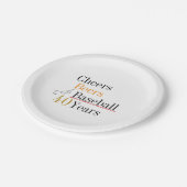 第40回バースデー応援とビールパーティー ペーパープレート (アングル)