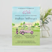 第40回パーティーレディーゴルファーテーマ招待状 招待状 (スタンド正面)