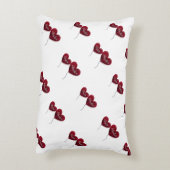 第40回ルビーの結婚記念日赤いハート風船 アクセントクッション (裏面(縦))