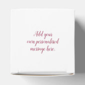 第40回ルビーの結婚記念日赤いハート風船 フェイバーボックス (上部)