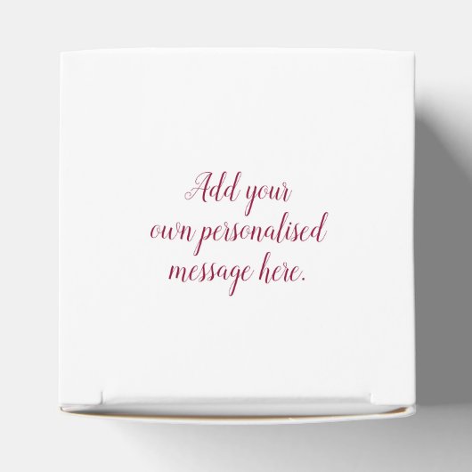 第40回ルビーの結婚記念日赤いハート風船 フェイバーボックス (上部)