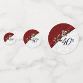 第40回ルビーフローラ結婚記念日 コンフェッティ (正面)