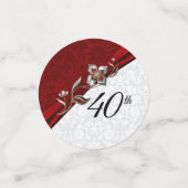 第40回ルビーフローラ結婚記念日 コンフェッティ (スモール正面)