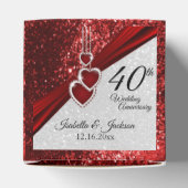 第40回ルビーレッド&グリッター記念日 フェイバーボックス (上部)