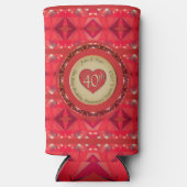 第40回ルビー記念日 スリム缶クーラー (正面)