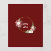 第40回予算結婚のRubyバラ記念日 (裏面)