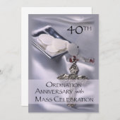 第40回叙事記念日招待状 招待状 (正面/裏面)