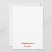 第40回手描きカラフル誕生日 招待状 (裏面)