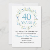 第40回結婚式青色野花祭 セーブザデート (正面)