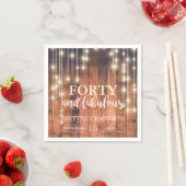 第40回茶素朴木灯誕生日 |ナプキンス スタンダードカクテルナプキン (インサイチュ)