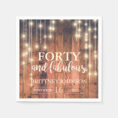 第40回茶素朴木灯誕生日 |ナプキンス スタンダードカクテルナプキン (正面)