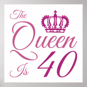 第40回誕生日クイーン ポスター
