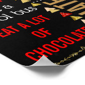 第40回誕生日パーティーシャルボード標識 ポスター (角)