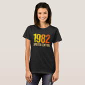 第40回誕生日レディースメンズ40年1982 12 Tシャツ (正面フル)