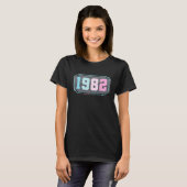第40回誕生日レディースメンズ40年1982 32 Tシャツ (正面フル)