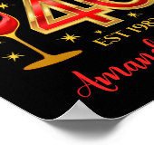 第40回誕生日、第40章女性 ポスター (角)