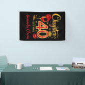 第40回誕生日、第40章女性 横断幕 (トレードショー)