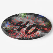 第40回誕生花火inクラウド紙プレート ペーパープレート (アングル)