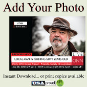 第40回50回60誕生日メンズテレビおもしろいニュース 招待状