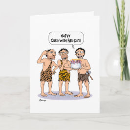 第40回「火の付いたケーキ」誕生日カード カード