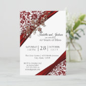 第40回Rubyとホワイトフローラ記念デザイン 招待状 (スタンド正面)