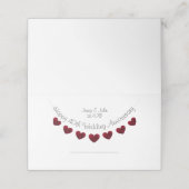 第40回Rubyの結婚記念日座席表 プレイスカード (外部開封)