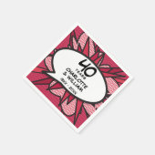 第40回Rubyの記念結婚おもしろいレトロ漫画本 スタンダードカクテルナプキン (角)