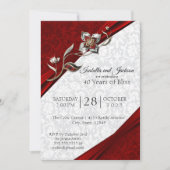 第40回Rubyフローラ記念デザイン 招待状 (正面)