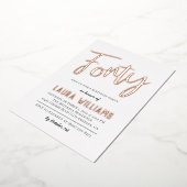 第40回Script Word誕生日 箔招待状 (回転した状態)