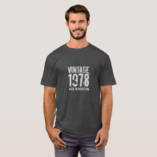 第40完全さに老化する誕生日のヴィンテージ1978 Tシャツ (正面フル)