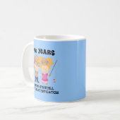 第40彼のための結婚記念日のギフト コーヒーマグカップ (正面左)