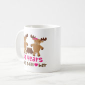 第40彼のための記念日のギフト コーヒーマグカップ (正面左)