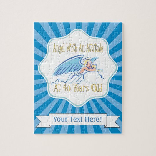第40態度の誕生日の天使 ジグソーパズル (縦)