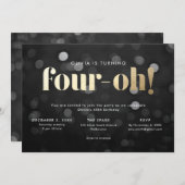 第40招待状4歳 招待状 (正面/裏面)