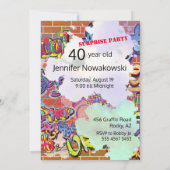 第40期女子誕生日フォキシレディ🎉カスタム写真 招待状 (裏面)