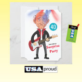 第40期男子ロックスター🎸ファンキー誕生日 招待状