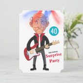 第40期男子ロックスター🎸ファンキー誕生日 招待状 (スタンド正面)