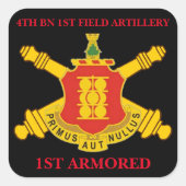 第40期第1フィールド火砲1期装甲シール スクエアシール (正面)