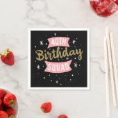 第40期誕生日チーム スタンダードカクテルナプキン (インサイチュ)