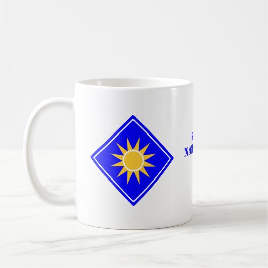 第40歩兵部州軍隊 コーヒーマグカップ (左)