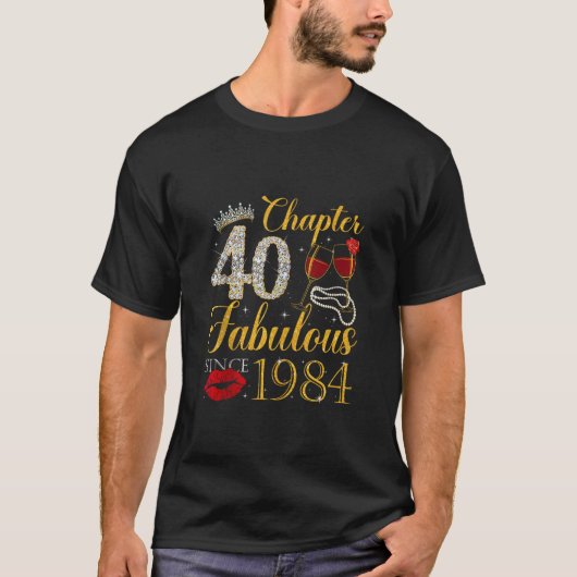 第40章1983年40回の誕生日プレゼント以来の素晴らしい Tシャツ (正面)