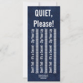 第40誕生会のモダンな紫系統V01を驚かして下さい 招待状 (裏面)