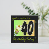 第40誕生会の招待 招待状 (スタンド正面)